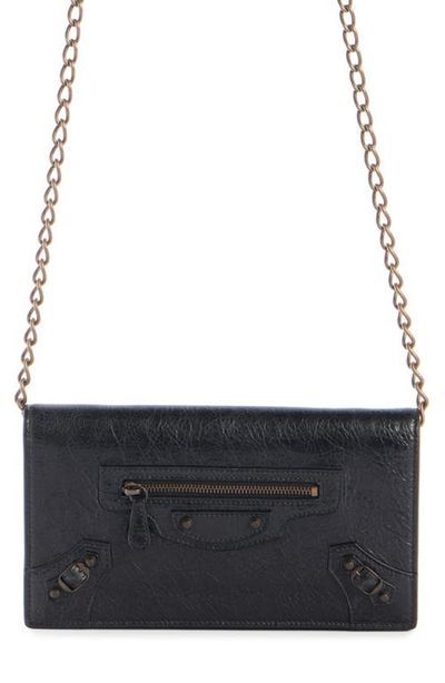 Balenciaga Balenciaga Le City Leather Wallet on a Chain