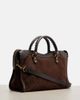 Balenciaga Balenciaga Le City Medium leather-trimmed suede top-handle bag - 4