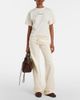 Balenciaga Balenciaga Le City Medium leather-trimmed suede top-handle bag - 5