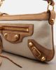 Balenciaga Balenciaga Le City Mini canvas and suede shoulder bag - 6