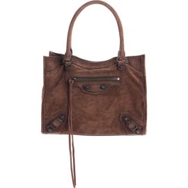 Balenciaga Balenciaga Le City Mini Suede Tote Bag