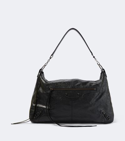 Balenciaga Balenciaga Le City Moto leather shoulder bag