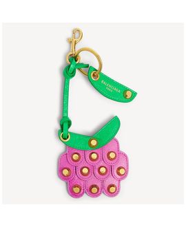 Balenciaga Balenciaga Le City Raspberry Keychain/Charm