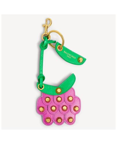 Balenciaga Balenciaga Le City Raspberry Keychain/Charm