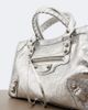 Balenciaga Balenciaga Le City Small metallic leather top-handle bag - 3