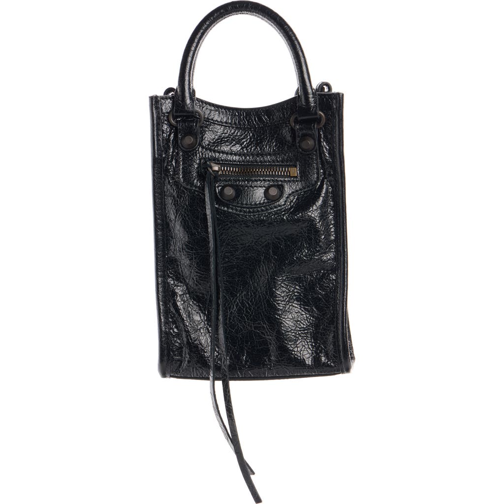 Balenciaga Balenciaga Le City Tote Leather Phone Holder