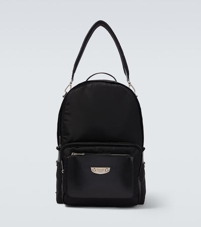 Balenciaga Balenciaga Leather-trimmed backpack