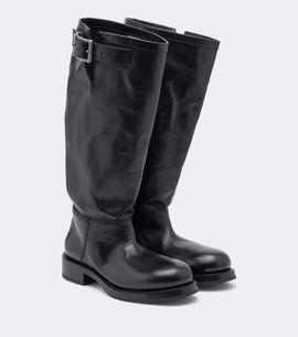 Balenciaga Balenciaga Leather biker boots