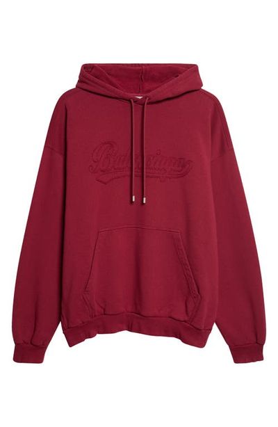 Balenciaga Balenciaga Logo Appliqué Cotton Hoodie