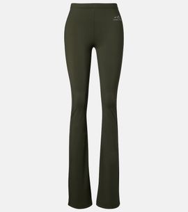 Balenciaga Balenciaga Logo flared leggings