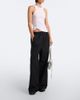 Balenciaga Balenciaga Logo gathered cotton jersey tank top - 6