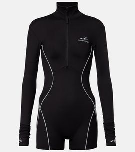 Balenciaga Balenciaga Logo zip-up bodysuit