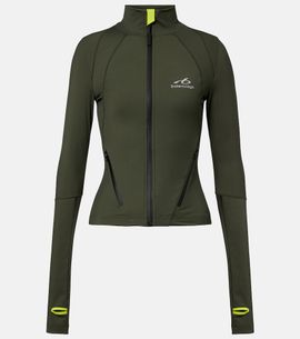 Balenciaga Balenciaga Logo zip-up top