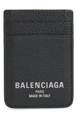 Balenciaga Balenciaga Magnet Leather Card Holder