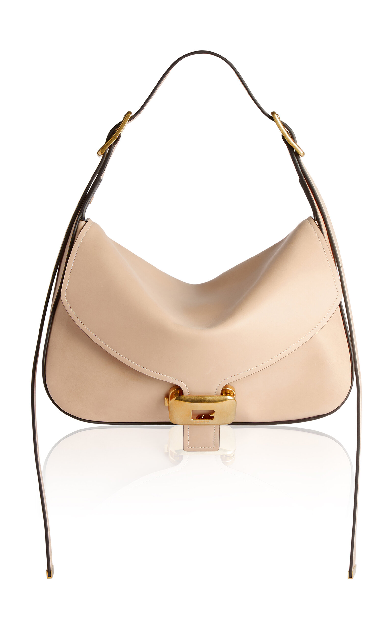 BALENCIAGA ボディバッグ ベージュ Balenciaga Beige Leather Crossbody Hip Bag – I MISS YOU VINTAGE