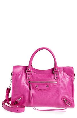 Balenciaga Balenciaga Medium Le City Leather Handbag