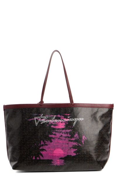 Balenciaga Balenciaga Medium Snob Coated Canvas Tote