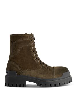 Balenciaga Balenciaga Men's Waxed Suede Boots
