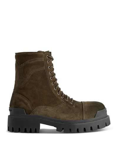 Balenciaga Balenciaga Men's Waxed Suede Boots