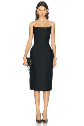 Balenciaga Balenciaga Midi Bustier Dress