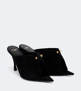 Balenciaga Balenciaga Midnight City studded suede mules