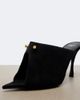 Balenciaga Balenciaga Midnight City studded suede mules - 6