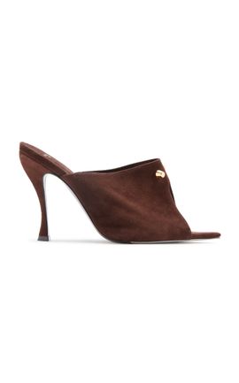 Balenciaga Balenciaga Midnight City Suede Mules
