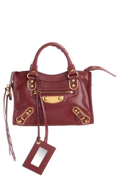 Balenciaga Balenciaga Mini Le City Uptown Leather Top Handle Bag