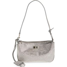 Balenciaga Balenciaga Mini Rodeo Crystal Embellished Leather Sling Pouchette