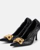 Balenciaga Balenciaga Monaco 90 leather pumps - 4