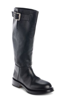Balenciaga Balenciaga Motor Leather Knee High Boot