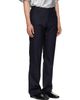 Balenciaga Balenciaga Navy Fine Wool Pinstripe Trousers - 2