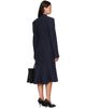 Balenciaga Balenciaga Navy Godet Midi Coat - 3