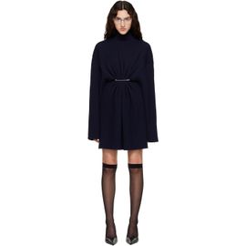 Balenciaga Balenciaga Navy Pinched Minidress