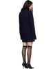 Balenciaga Balenciaga Navy Pinched Minidress - 3
