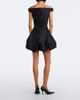 Balenciaga Balenciaga Off-shoulder wool and silk corset dress - 6