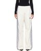 Balenciaga Balenciaga Off-White Techno Cotton Poplin Track Pants - 1