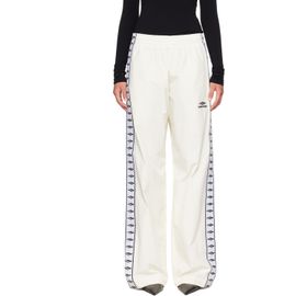 Balenciaga Balenciaga Off-White Techno Cotton Poplin Track Pants