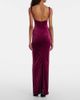 Balenciaga Balenciaga Open-back velvet gown - 3