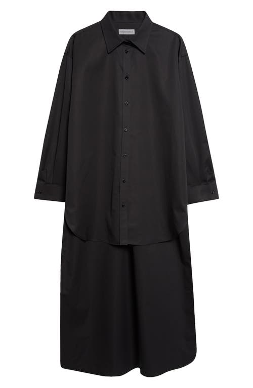 Balenciaga Balenciaga Organdi Cotton & Silk Poplin Button-Up Shirt