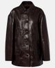 Balenciaga Balenciaga Oversized leather car coat - 1