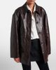 Balenciaga Balenciaga Oversized leather car coat - 2