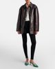 Balenciaga Balenciaga Oversized leather car coat - 8