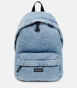 Balenciaga Balenciaga Padded denim backpack