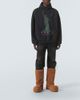 Balenciaga Balenciaga Paris Liberty distressed fleece hoodie - 2