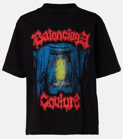 Balenciaga Balenciaga Printed cotton T-shirt
