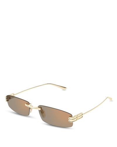 Balenciaga Balenciaga Rectangular Rimless Sunglasses, 62mm