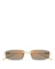 Balenciaga Balenciaga Rectangular Rimless Sunglasses, 62mm - 2