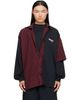 Balenciaga Balenciaga Red & Black Check Patched Shirt - 1
