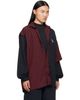 Balenciaga Balenciaga Red & Black Check Patched Shirt - 2